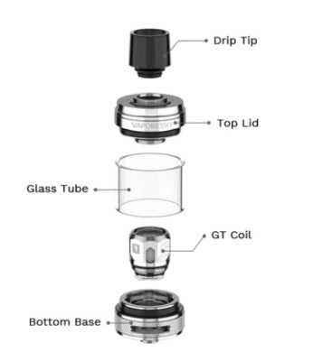 Vaporesso kit Swag II 5-80 W, 3,5 ml 12 Vaporesso atomizor NRG PE 3.5ML imagine expandata