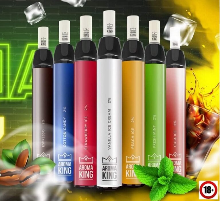 Aroma King, cu filtru, 500+ pufuri, Pepene galben, cu nicotina 20mg, tigara electronica, vape de