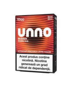 cartus unno 1000 pufuri 20mg bubble cola ice