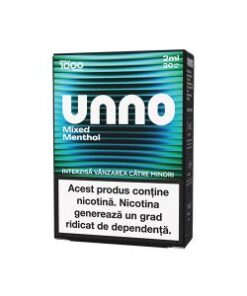 Cartus UNNO 1000 pufuri 20mg, diverse arome 5 cartus unno 1000 pufuri 20mg mixed menthol