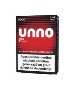 Cartus UNNO 1000 pufuri 20mg, diverse arome 6 cartus unno 1000 pufuri 20mg red fruits