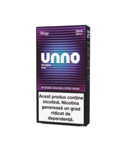 Kit reincarcabil UNNO 1000 pufuri 20mg, diverse arome 3 kit unno 1000 pufuri 20mg grape ice